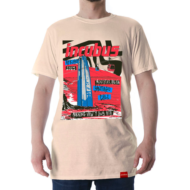 Incubus - Tshirt Santiago exclusiva tour 2025