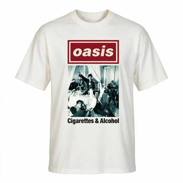 Oasis Live 25' - Cigarettes & Alcohol T-shirt