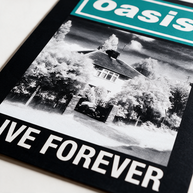 Oasis Live 25' - Poster Live Forever