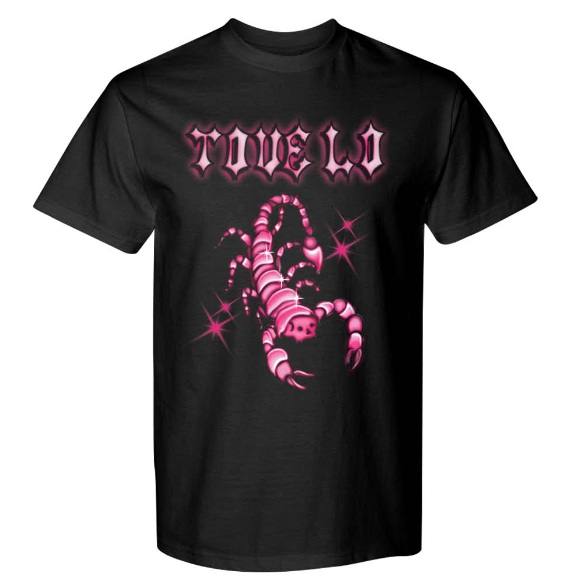Pink Scorpion Black T-Shirt