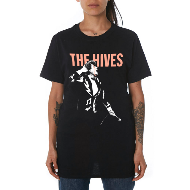 The Hives - Black Tshirt Bleeding Pelle