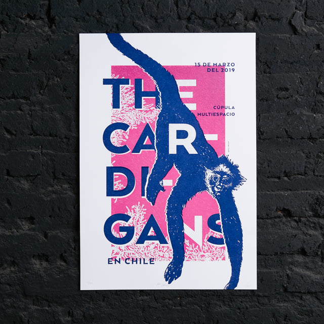 Póster The Cardigans Santiago de Chile 2019