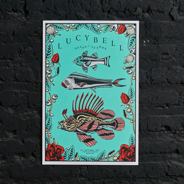 Póster Lucybell Peces 20 Años