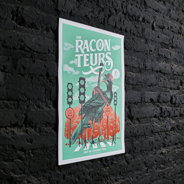 Póster The Raconteurs Help Us Stranger Tour 2019