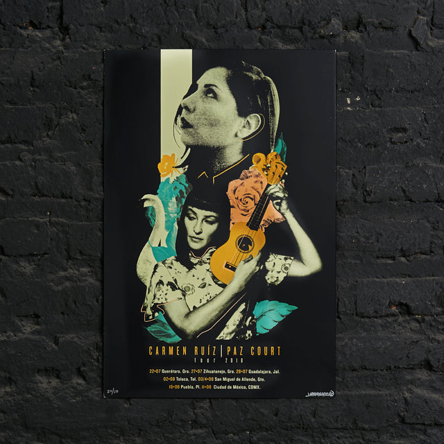 Póster Paz Court Carmen Ruiz Tour 2018