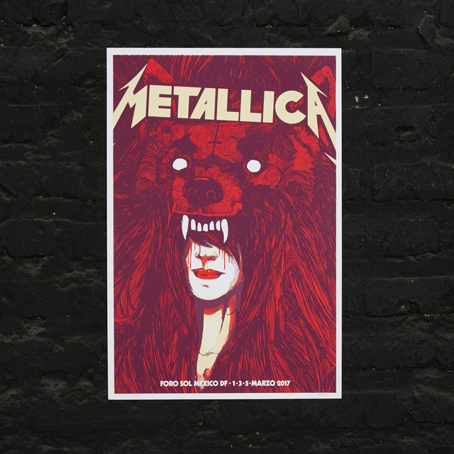 Póster Metallica Foro Sol CDMX 2017 (PA)