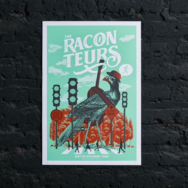 Póster The Raconteurs Help Us Stranger Tour 2019