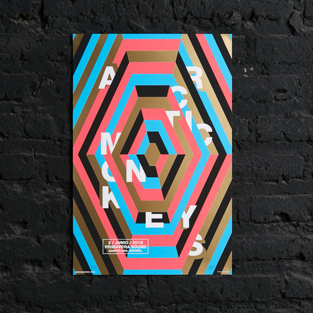 Póster Arctic Monkeys Primavera Sound 2018