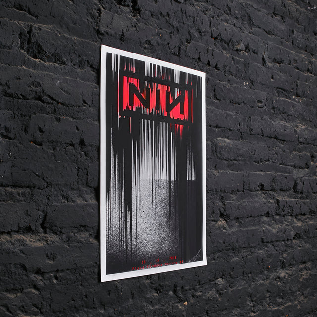 Póster Nine Inch Nails Condesa CDMX 2018