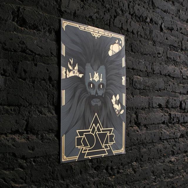 Póster Kadavar Hell & Heven Caradura CDMX