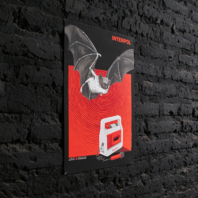 Póster Interpol Teatro de la Ciudad Esperanza Iris CDMX 2018