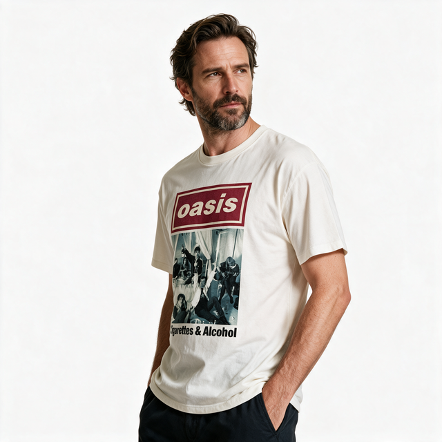 Oasis Live 25' - Cigarettes & Alcohol T-shirt