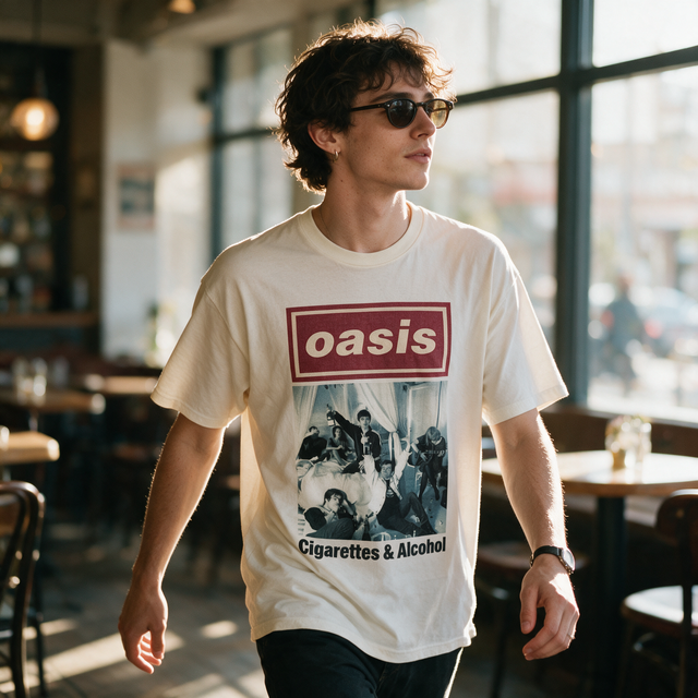 Oasis Live 25' - Cigarettes & Alcohol T-shirt