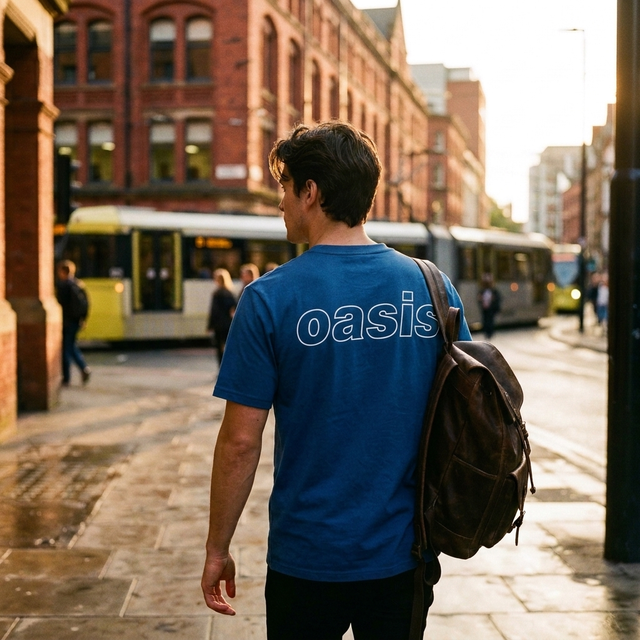 Oasis Live 25' - Detroit bus photo Tshirt