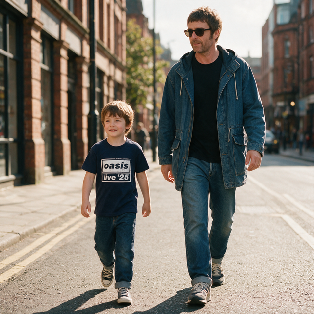 Oasis Live 25' - Distressed Kids Tshirt