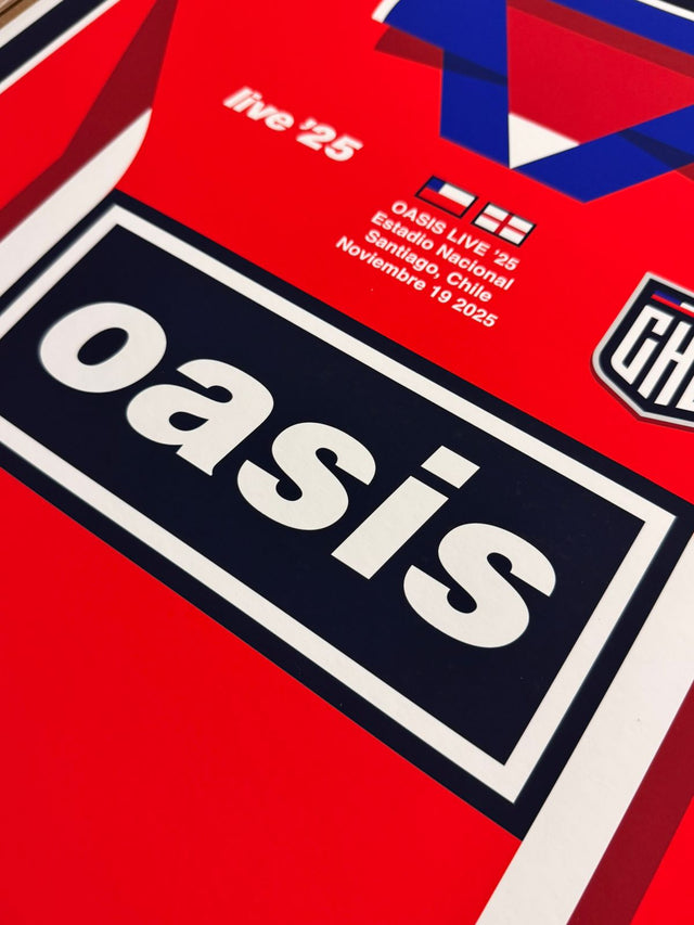 Oasis Live 25' - Poster Arte de Edoardo Chavarin