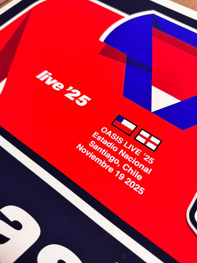 Oasis Live 25' - Poster Arte de Edoardo Chavarin