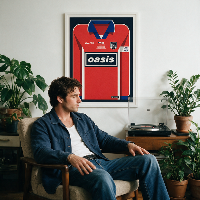 Oasis Live 25' - Poster Arte de Edoardo Chavarin