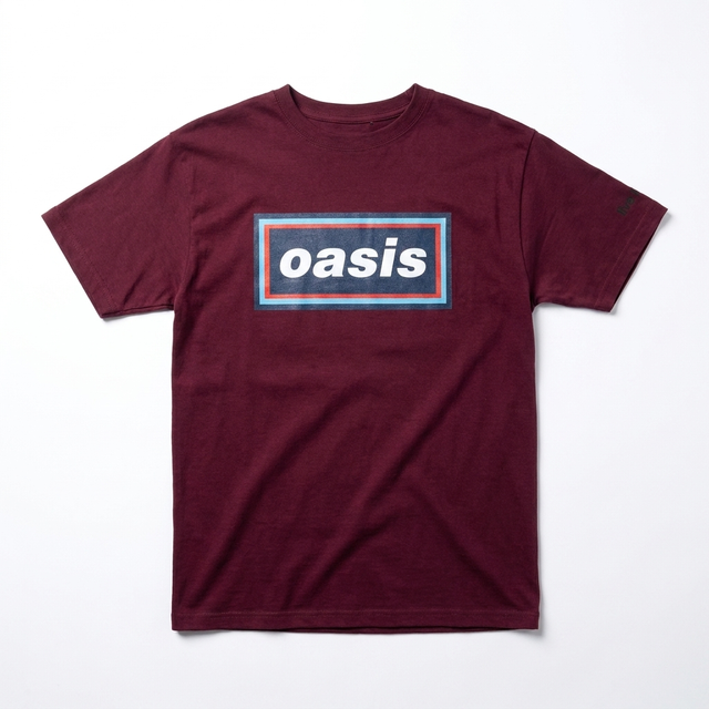 Oasis live 25' - Retro Burgundy T-shirt