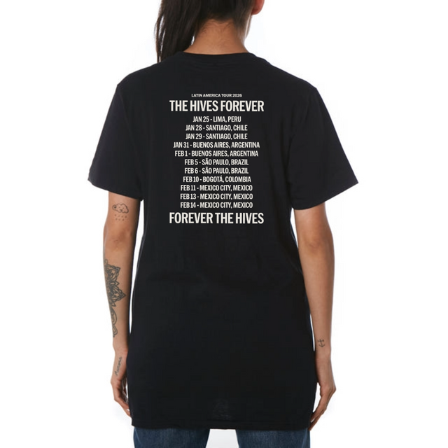 The Hives - Forever Tour Black Tshirt