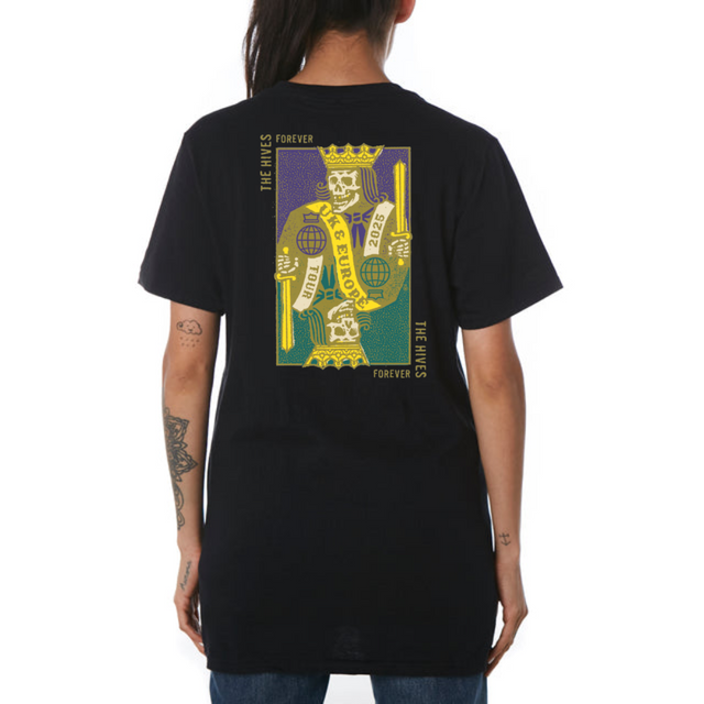 The Hives - Playing Cards Black Tshirt