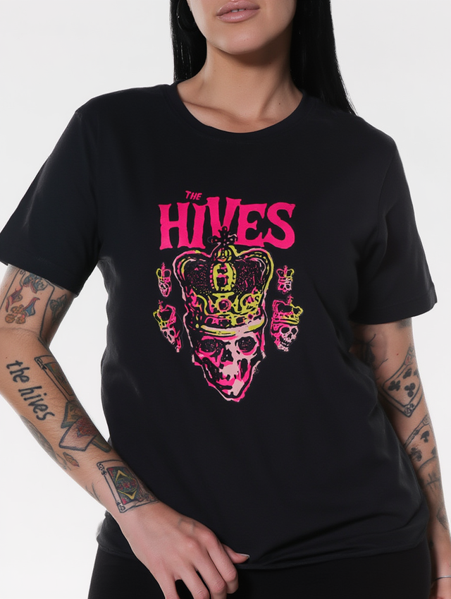 The Hives - Skull Crown Black Tshirt