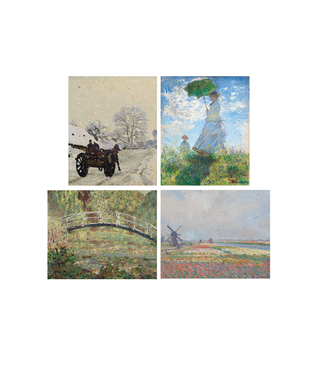 Set 4 Imanes Monet