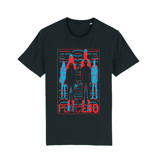 Silhouette Glitch   T-Shirt