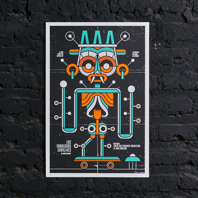 Póster Los Fabulosos Cadillacs 30 Aniversario Foro Sol CDMX