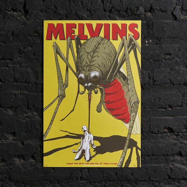 Póster Melvins Salt Lake City UT Urban Longe 2018