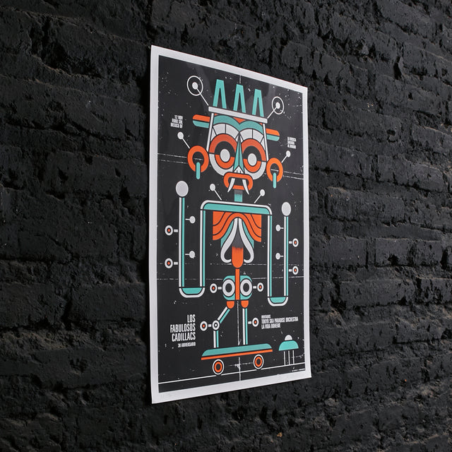 Póster Los Fabulosos Cadillacs 30 Aniversario Foro Sol CDMX