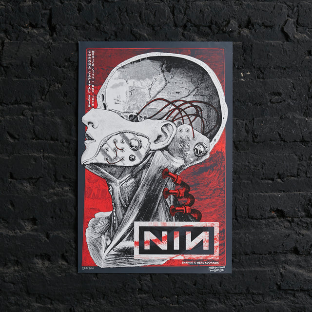 Póster Nine Inch Nails Festival Corona Capital CDMX 2018