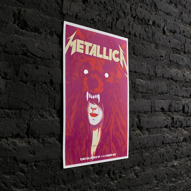 Póster Metallica Foro Sol CDMX 2017 (PA)
